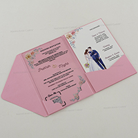 Splendid Acrylic Wedding Invitation 9417P