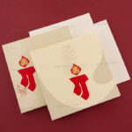 Charming Hindu Wedding Card 19049