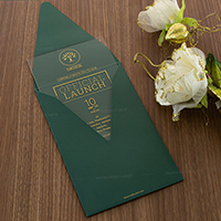 Luxurious Inauguration Acrylic Invitations 10326
