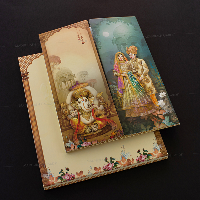 Traditional Ganesha Wedding Invite 20022
