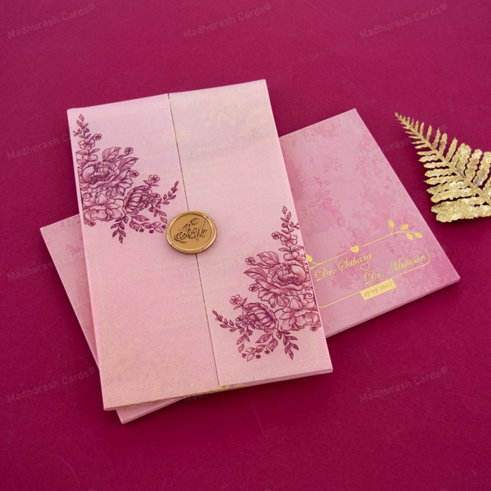 Chic Acrylic Wedding Invitation 10051