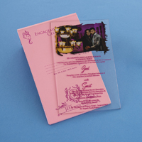 Exclusive Personalized Acrylic Invitation 10227
