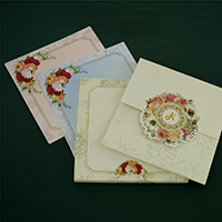 Dazzling Floral Wedding Invite 19039
