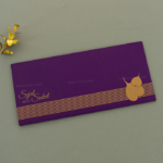 MFI-Exquisite Ganesha Leaf Wedding Invite 14152