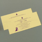 MFI-Exquisite Ganesha Leaf Wedding Invite 14152
