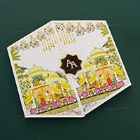 Spectacular Wedding Card 23062