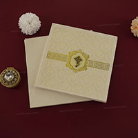 HWC-Embossed Wedding Invitation 23072