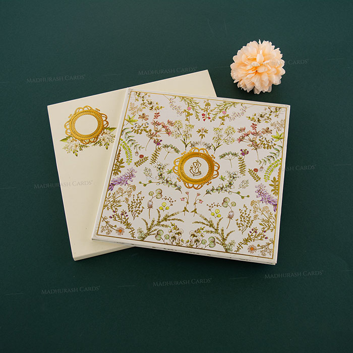 Opulent Floral Wedding Invitation 3005