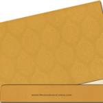 CZC-Exquisite Fabric Wedding Card 9029BG