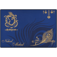 Opulent Ganesha Wedding Invite 9105BG