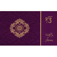 Vibrant Satin Wedding Invite 7333S
