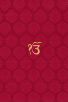 Beautiful Satin Sikh Wedding Card 9024RCS