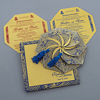 Elegant Lotus Invitation 7321BG