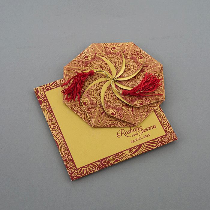 Fascinating Octagon Invitation 7321RG