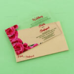 AWI-Perfect Floral Acrylic Invitations 8861