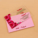 AWI-Perfect Floral Acrylic Invitations 8861