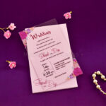 AWI-Versatile Vibrant Clear Acrylic Invitation 8863