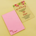 AWI-Trendy Acrylic Wedding Invitation 8864