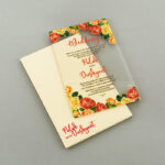 AWI-Modern Acrylic Wedding Invitations 8866
