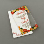 AWI-Modern Acrylic Wedding Invitations 8866