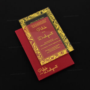 Stunning Translucent Acrylic Invitation 8914M