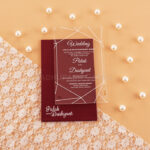 AWI-Powerful Clear Acrylic Invitations 8915W