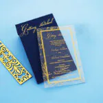 AWI-Exclusive Clear Acrylic Invitations 8917