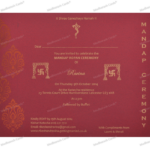 Flawless Ganesha Wedding Card 9107MG