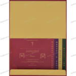 Flawless Ganesha Wedding Card 9107MG