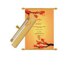 SC-Iconic Vintage Scroll Invite 6076