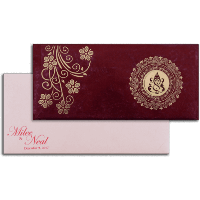 Exclusive Padded Wedding Card 14108