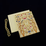 FMC-Luxurious Design Hardbound Wedding Invite 2174