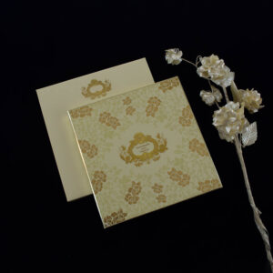 Iconic Gold Foil Embossed Wedding Invitation 2205