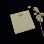 FMC-Iconic Gold Foil Embossed Wedding Invitation 2205