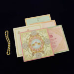 FMC-Enchanting Gold Foil Wedding Invite 2228