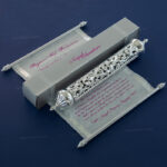 Silver Scroll Invitation SC-5005
