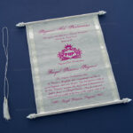 Silver Scroll Invitation SC-5005