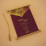 Scroll Wedding Card SC-6016