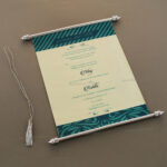 Elegant Scroll Invitation Card SC-6017