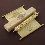 Unique Designer Scroll Invitation SC-6033