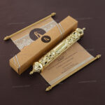 Latest Scroll Wedding Invitation Card SC-6034
