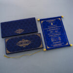 SC-Regal Metallic Wedding Scroll Card 6040B