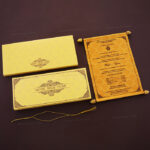 SC-Grand Vintage Metallic Scroll Card 6040G