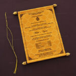 SC-Grand Vintage Metallic Scroll Card 6040G