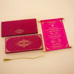 SC-Elite Metallic Scroll Wedding Invite 6043P