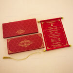 SC-Richly Designed Scroll Invitation 6040R