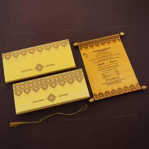 Majestic Wedding Royal Scroll Invite 6046G