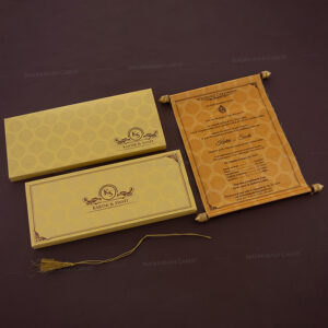 Imperial Wedding Scroll Invite 6047G