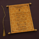 SC-Imperial Wedding Scroll Invite 6047G