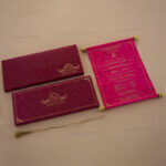 SC-Luxury Scroll Wedding Invitation 6047P